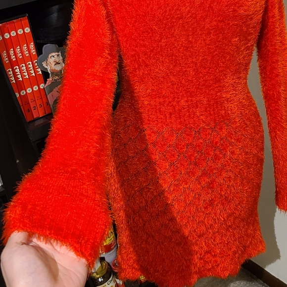 90's Alternative Punk Mohair Sweater NRG Dress - Picture 7 of 9